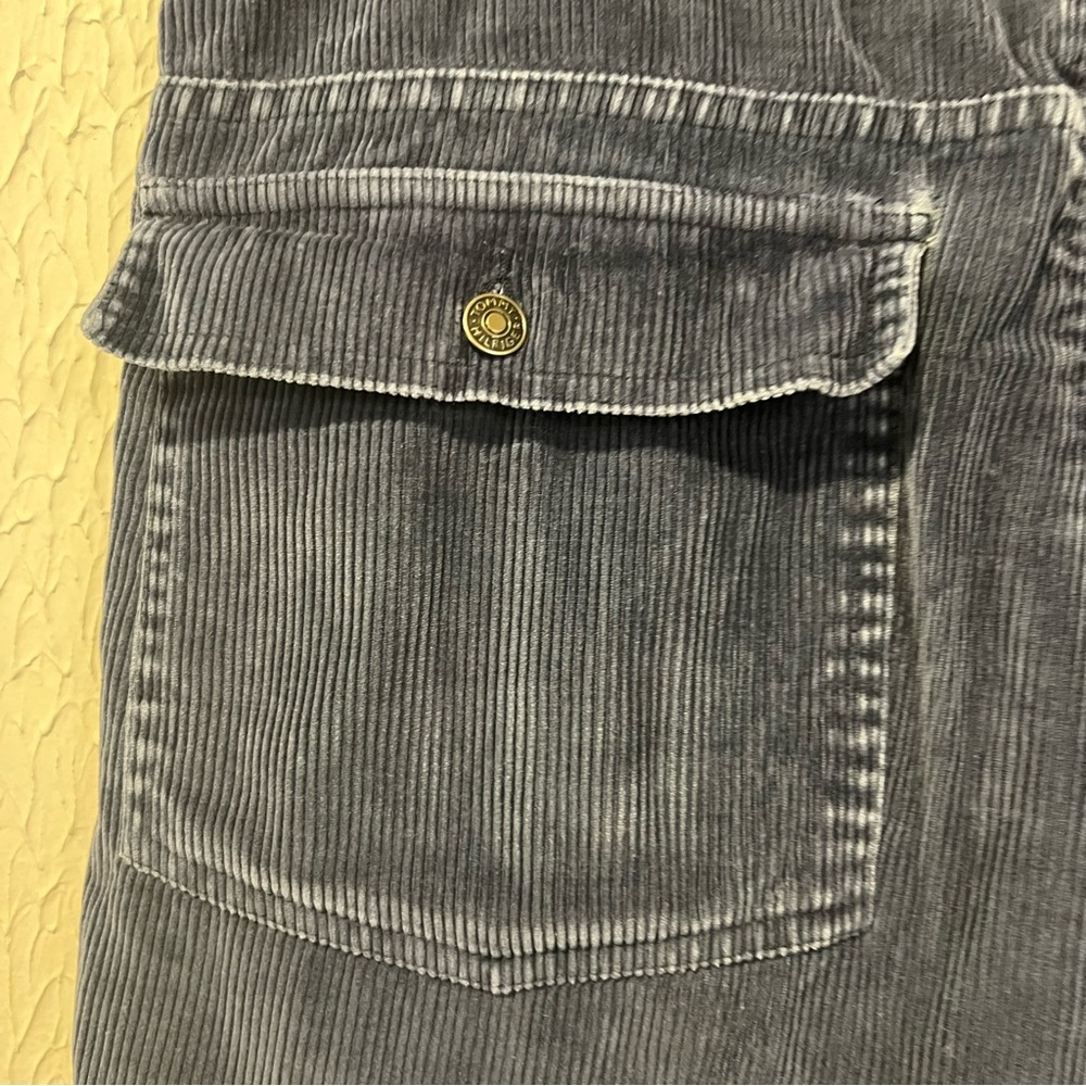 Tommy Hilfiger Vintage Y2K Dark Blue Corduroy Carpenter Pants size 34 X 30 - Picture 15 of 16